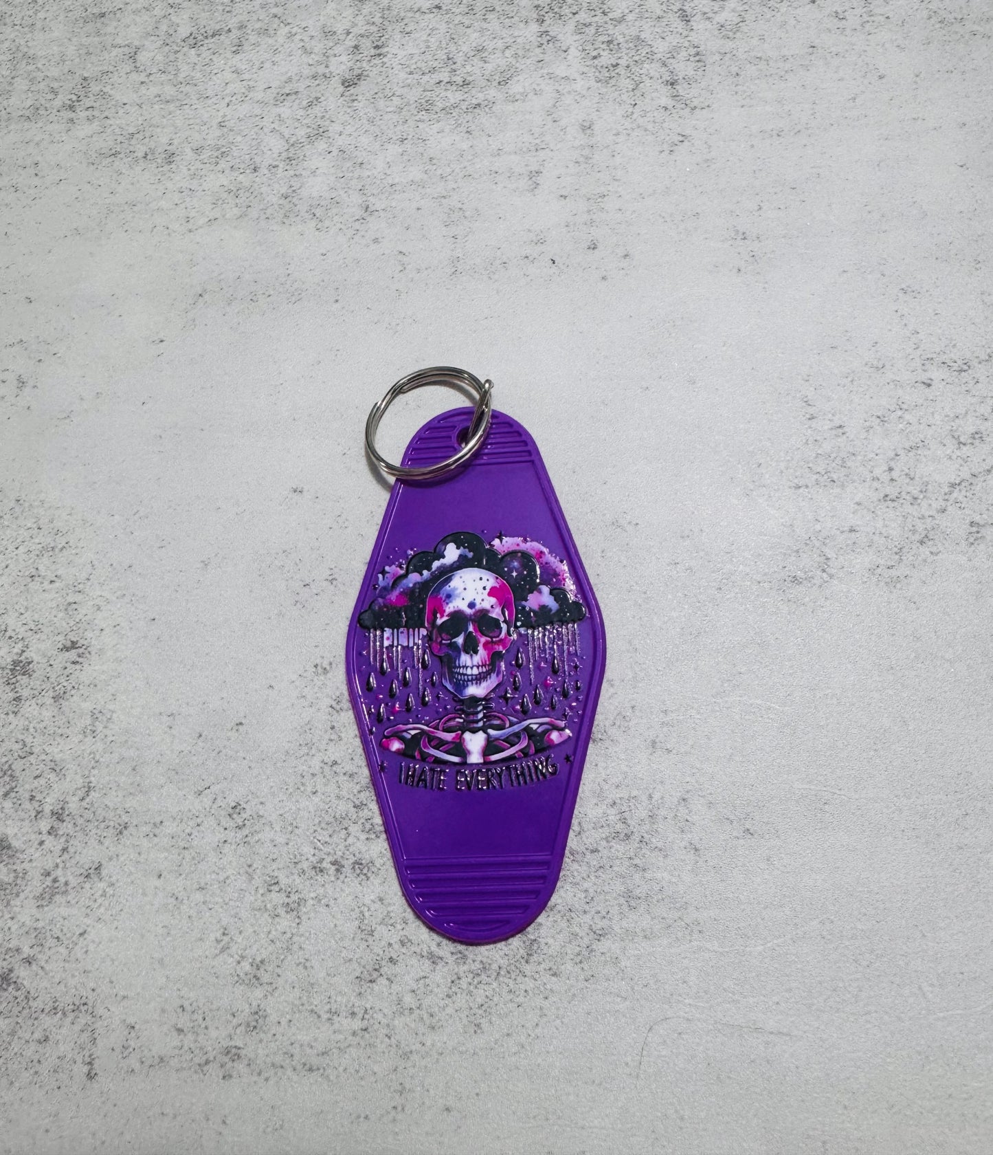 I hate everything Motel Keychain