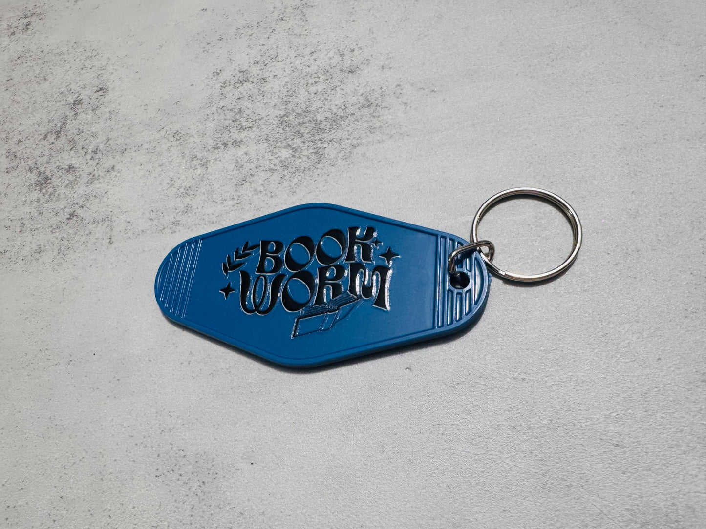 Bookwork Motel Keychain