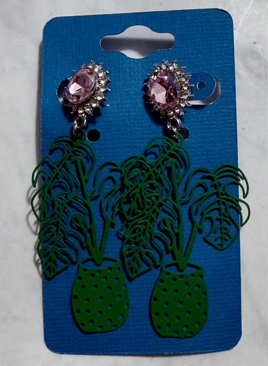 Potted Monstera Dangle