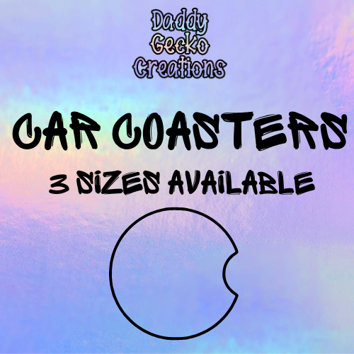 Car Coaster Acrylic Blank