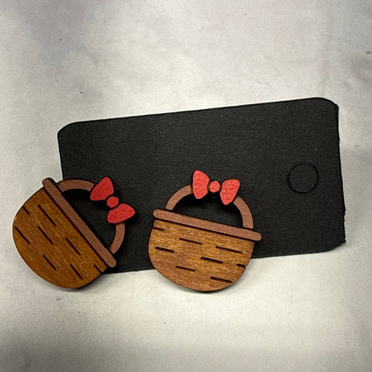 Basket Stud Earring