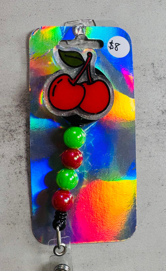 Cherry v1 Badge Reel Clip