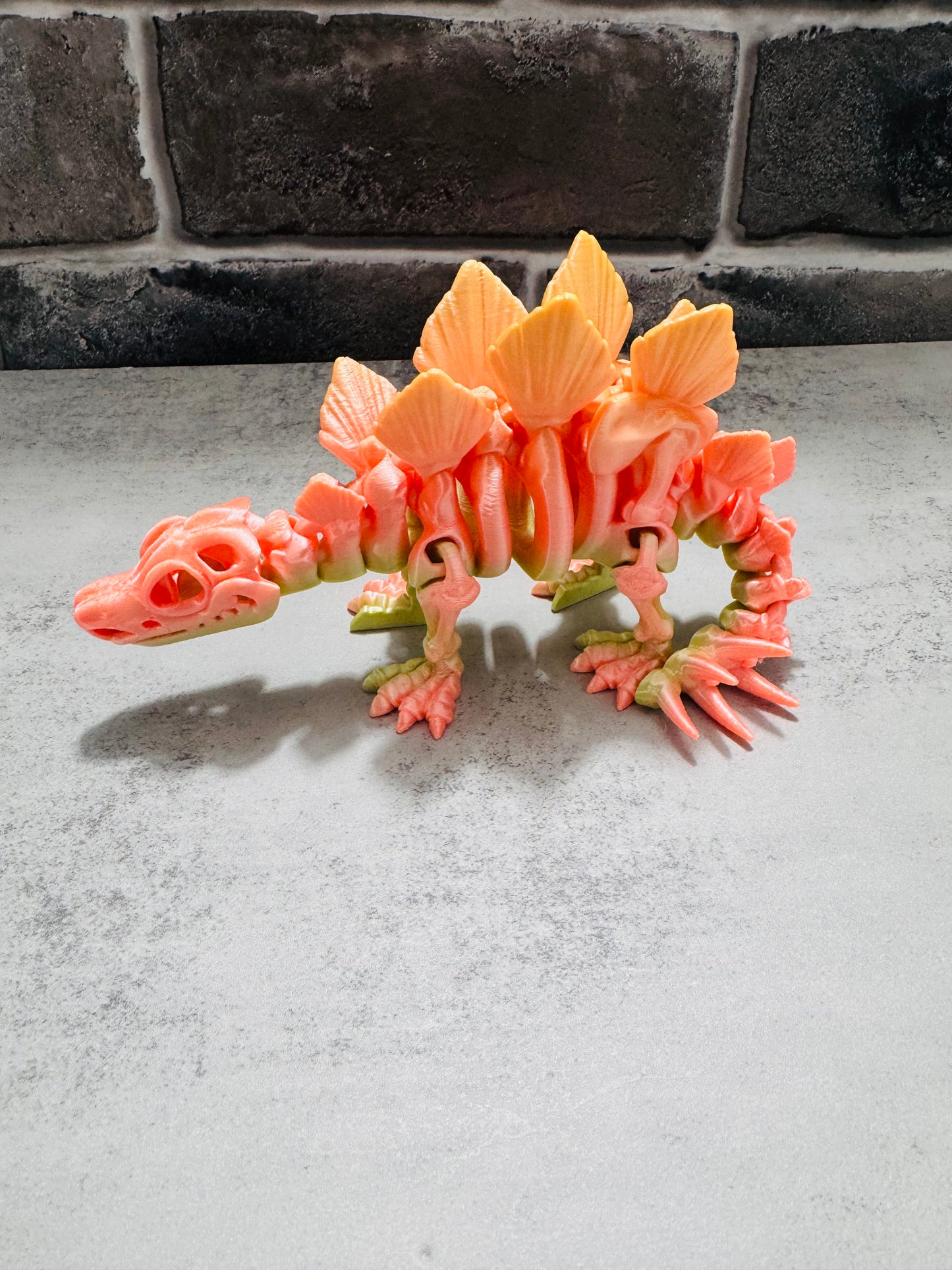 3D Printed Articulated Stegosaurus (RTS)