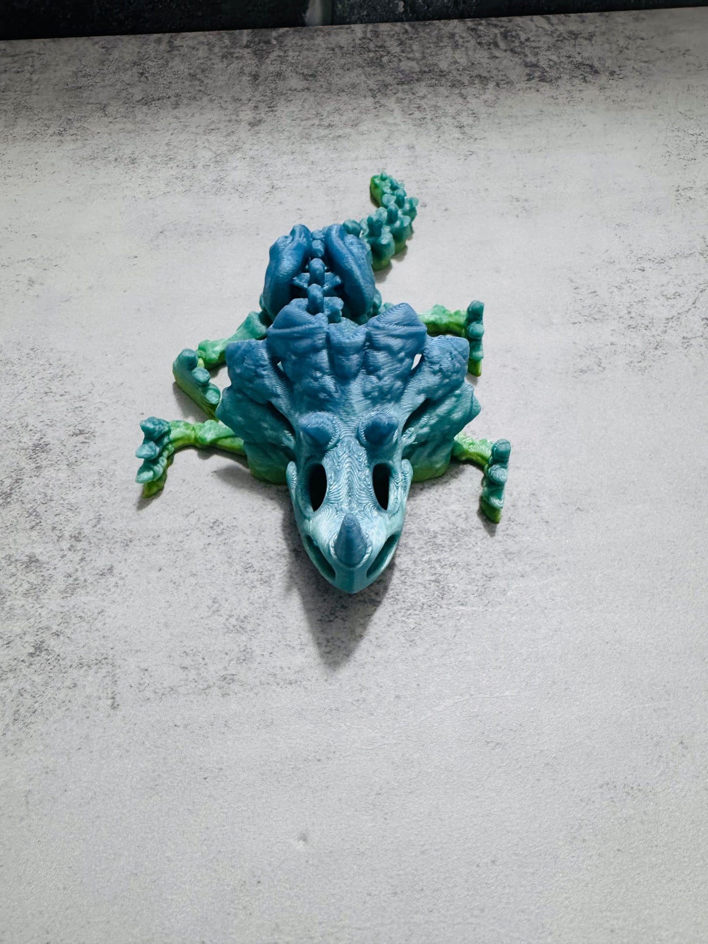 3D Printed Articulated Triceratops (RTS)