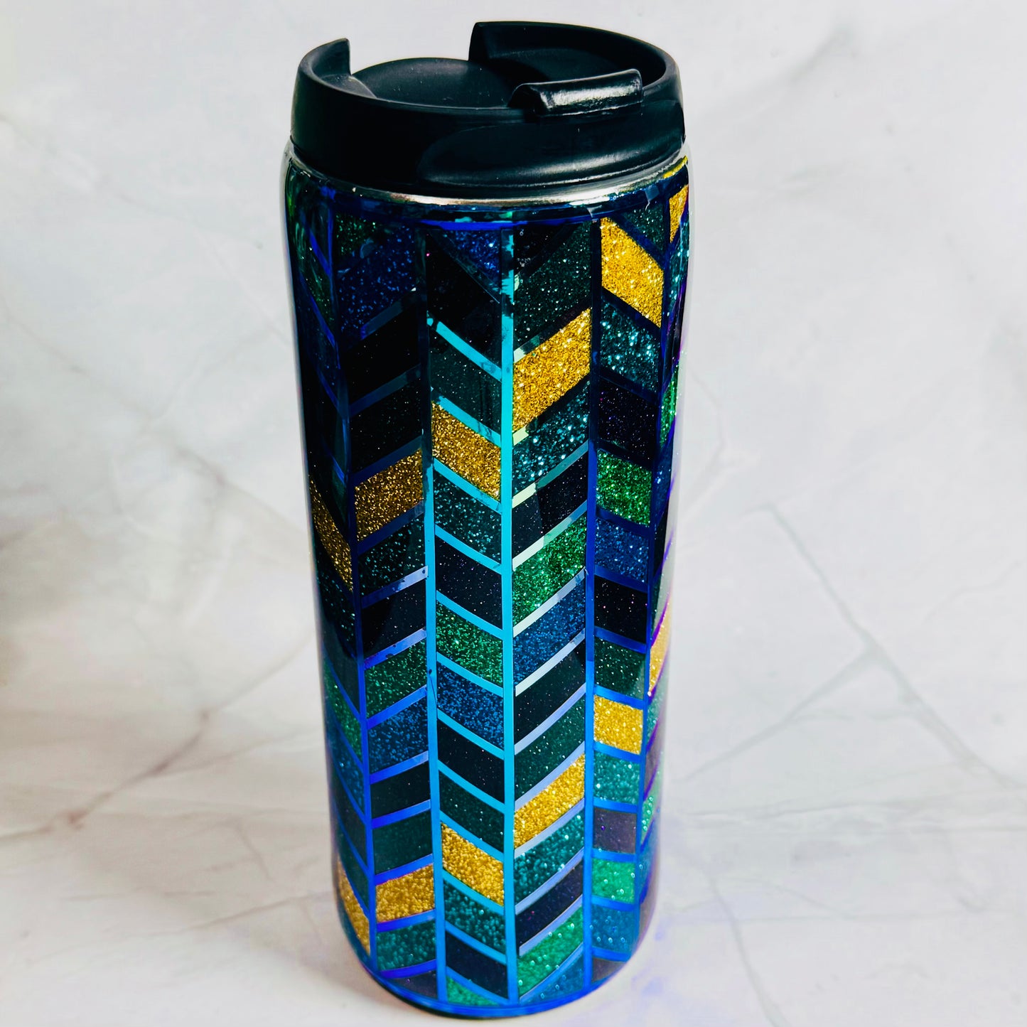 Mardi Gras Tangram 15oz Coffee Mug