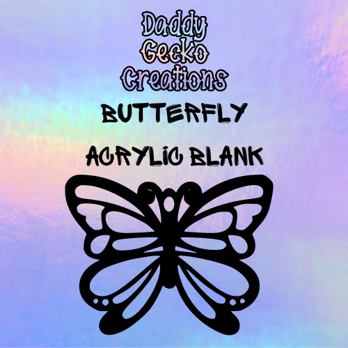 Butterfly Acrylic Blank