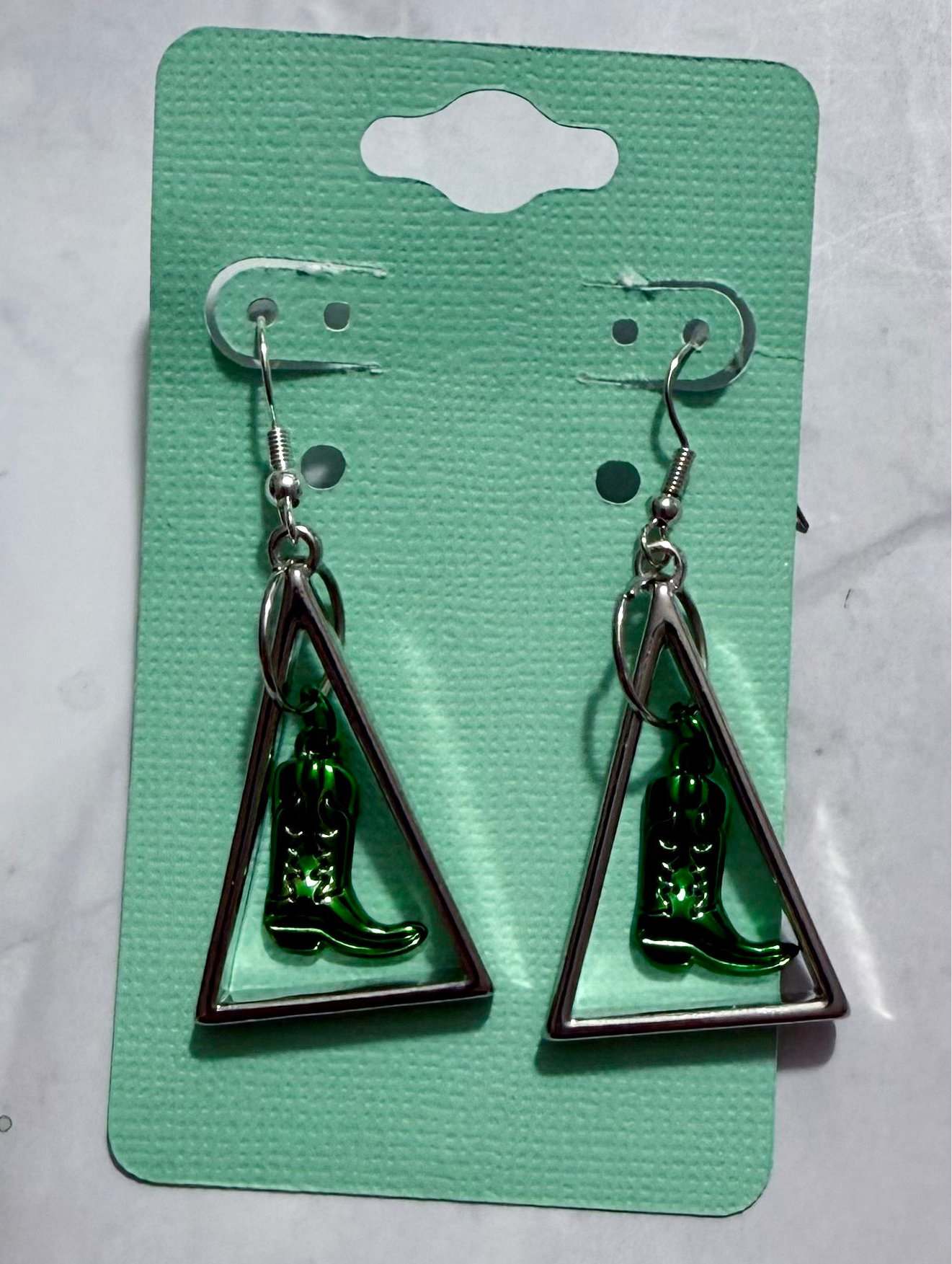 Green Boot Dangle
