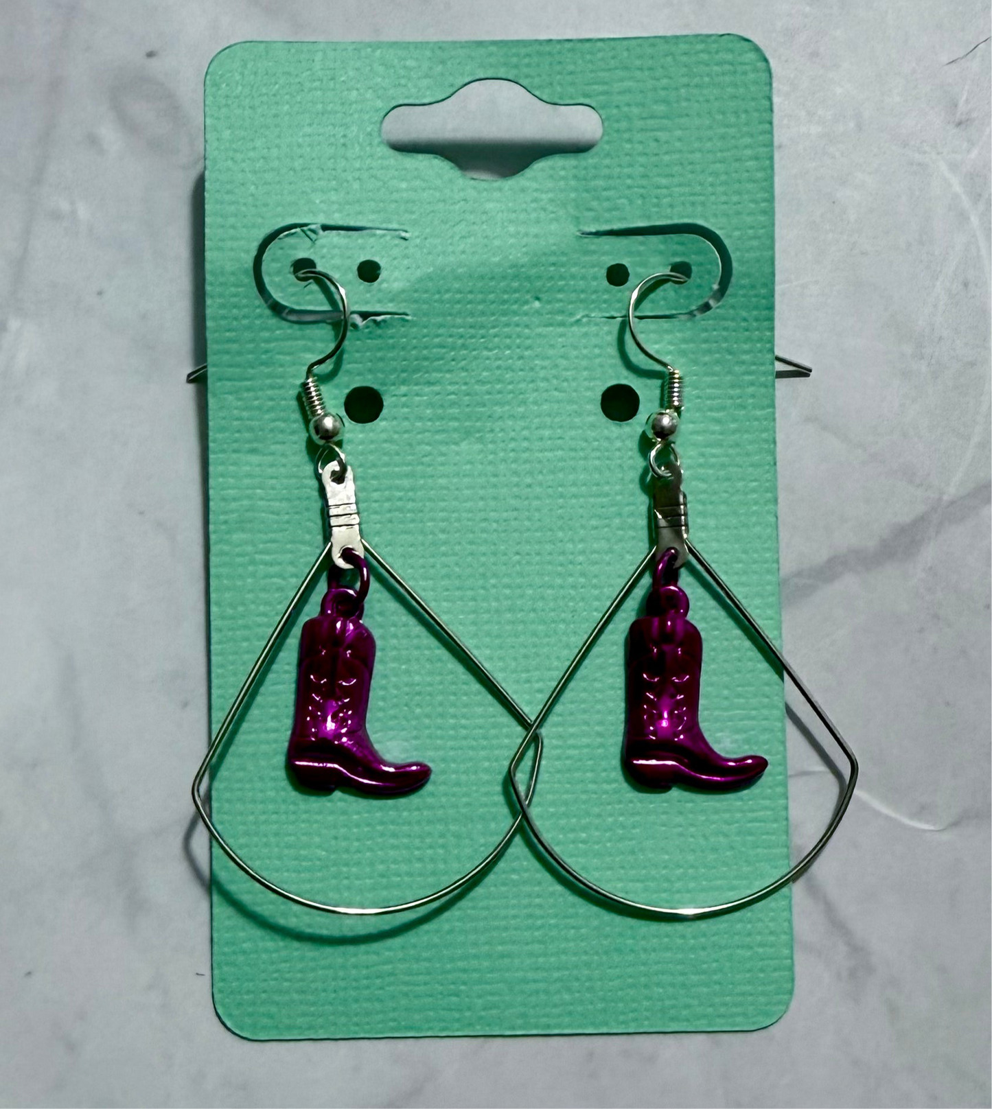 Pink Boot Dangle