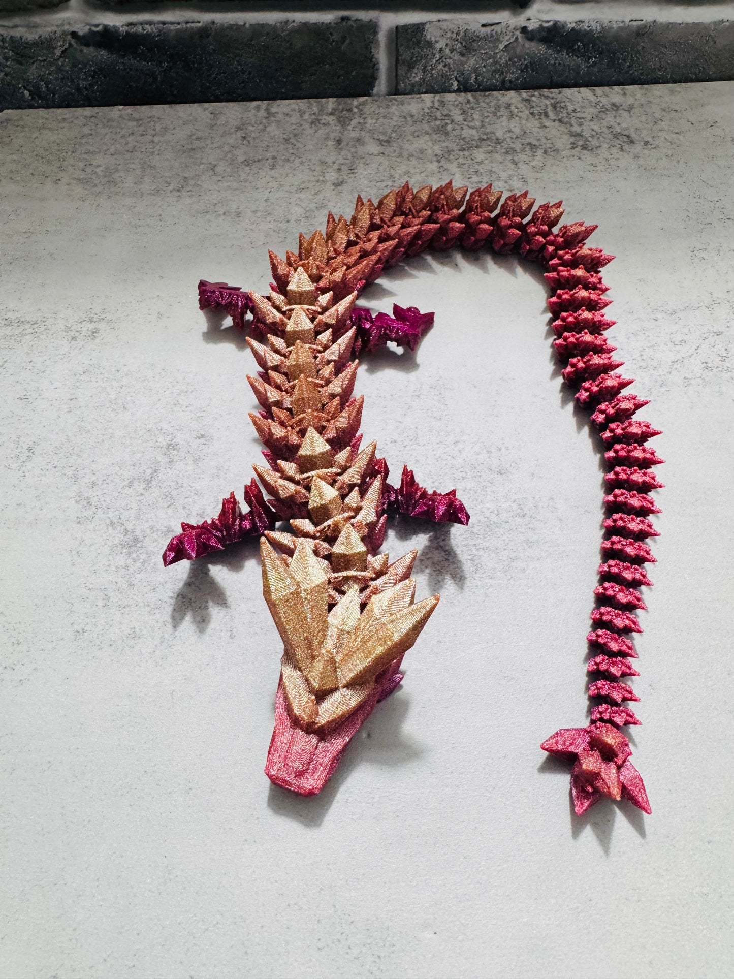 3D printed Tadling Dark Sunset Glitter RTS