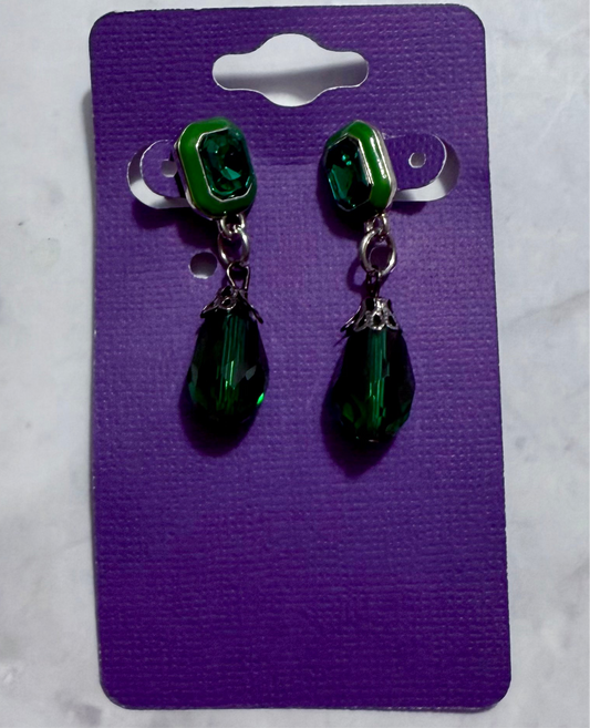 Emerald Green Dangle