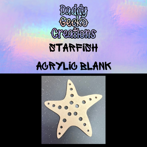 Starfish Acrylic Blank