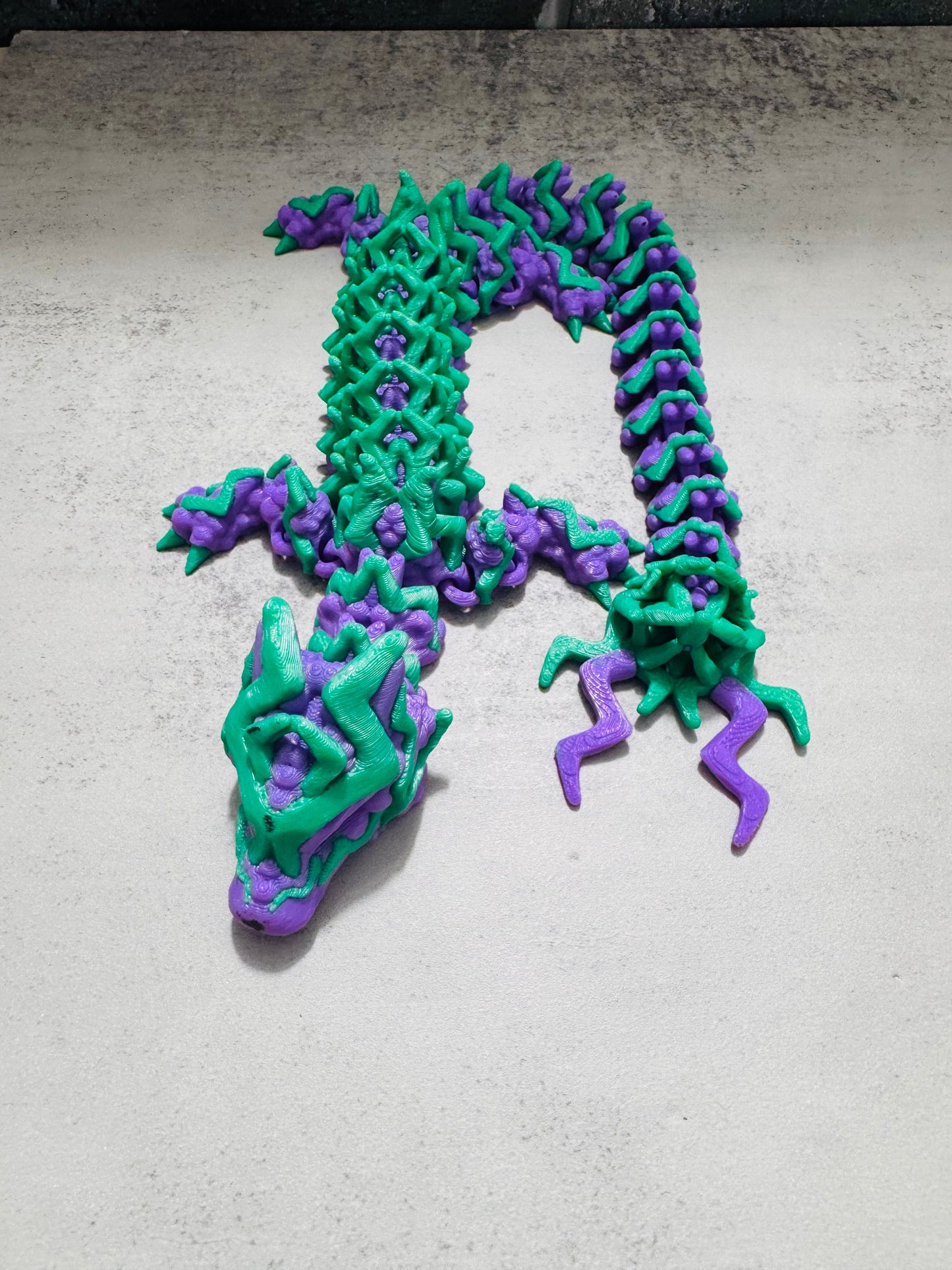 3D printed Tadling green purple RTS