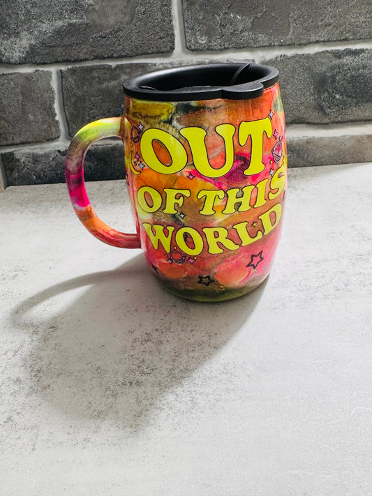 10 ounce coffee out of this world tumbler