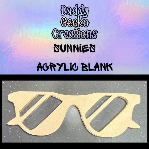 Sunnies Acrylic Blank