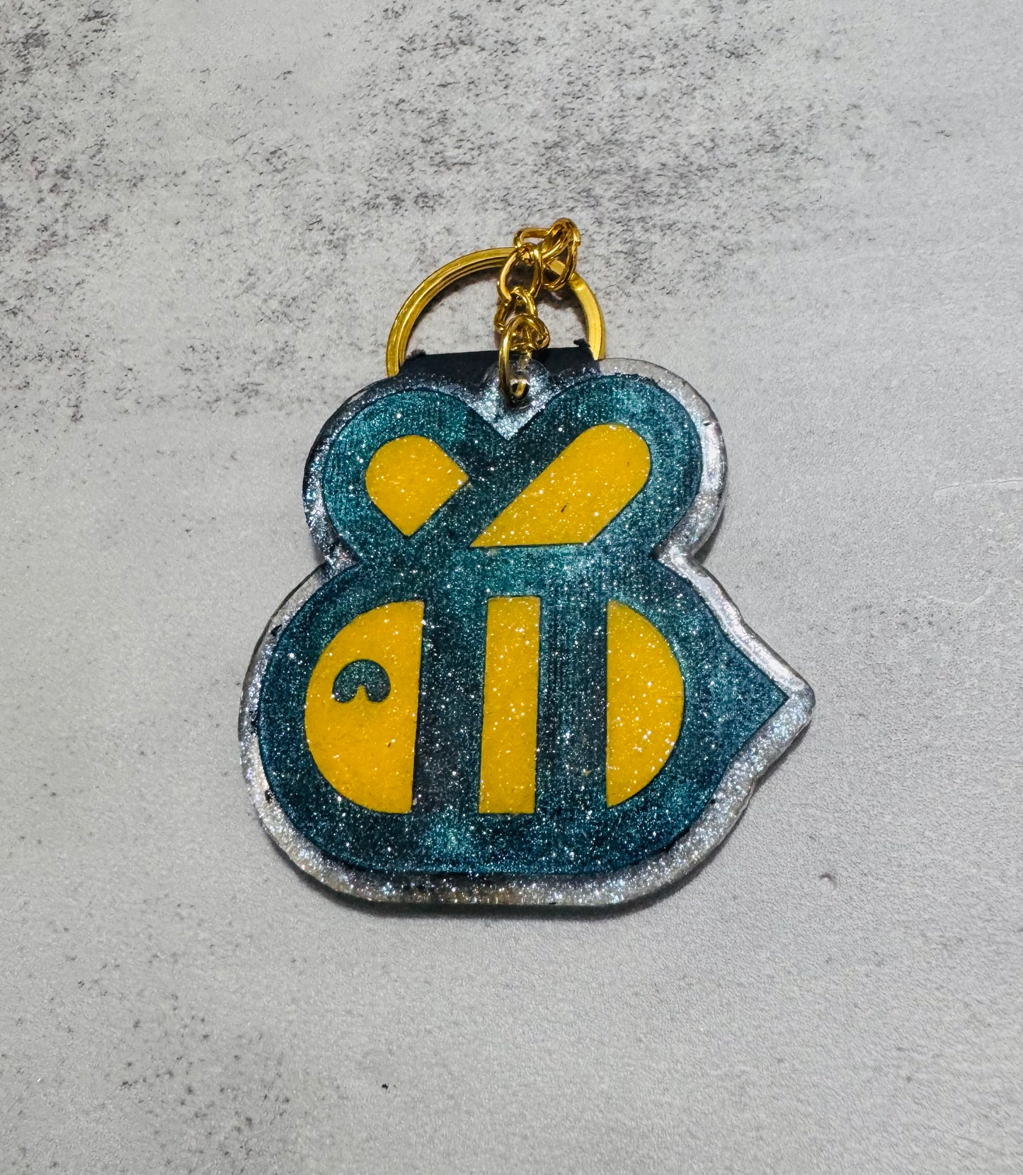 Bee Resin Keychain