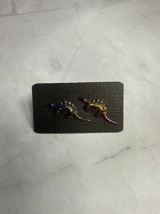 Stegosaurus Stud Earrings