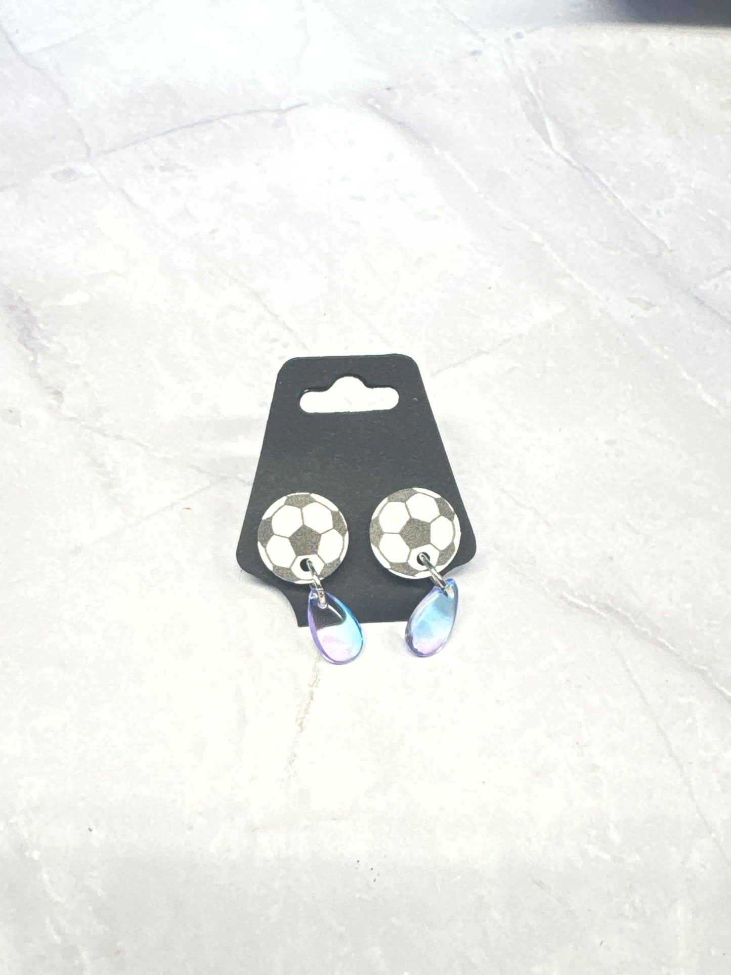 Soccer Dangle Earring