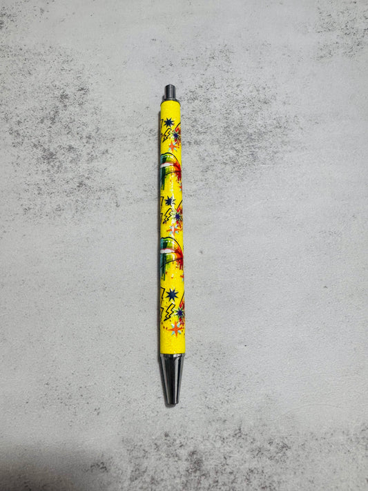 Rainbow lips ballpoint pen