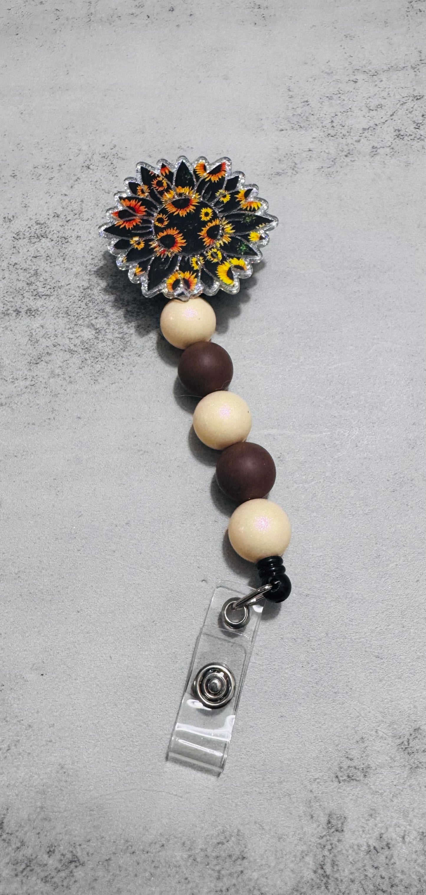 Sunflower v3 Badge Reel Clip