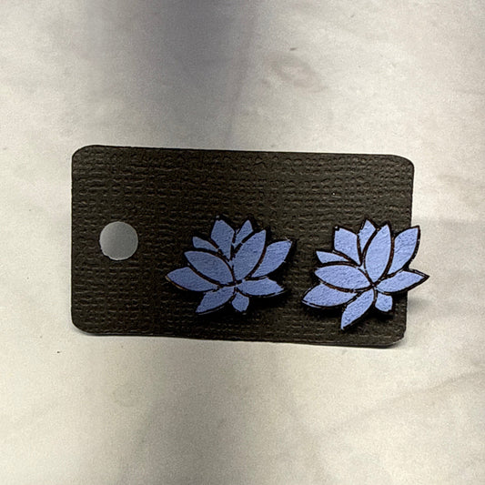 Lotus Stud Earring