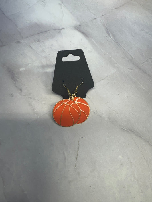 Basketball Dangle Earring