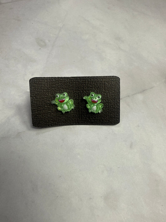 Happy Frog Stud Earrings