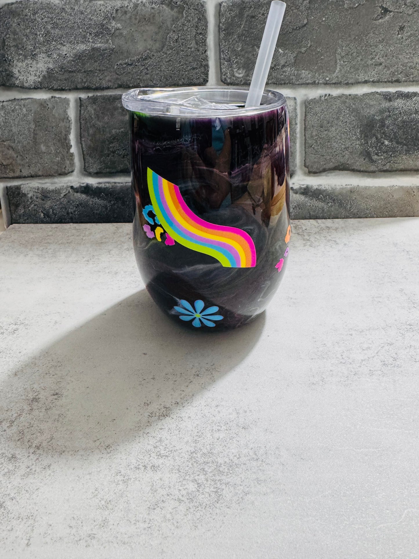 10 ounce wine tumbler - alien