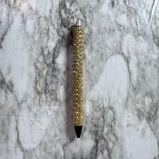 Gold Rhinestone Pen