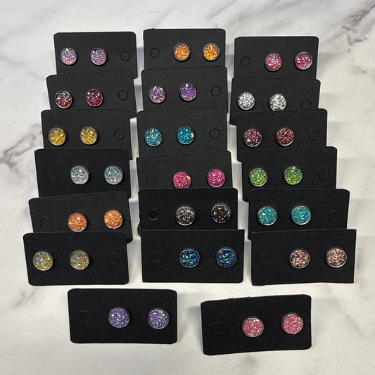 Druzy Stud Earring
