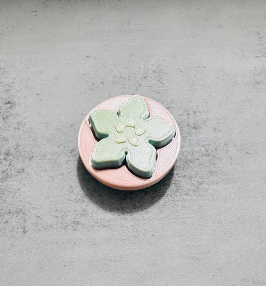 3D printed flower clickers RTS