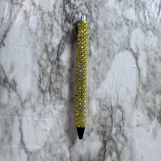 Citrine AB Rhinestone Pen