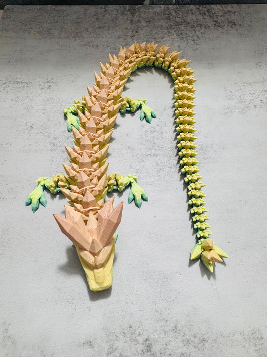 3D printed Tadling orange yellow teal RTS