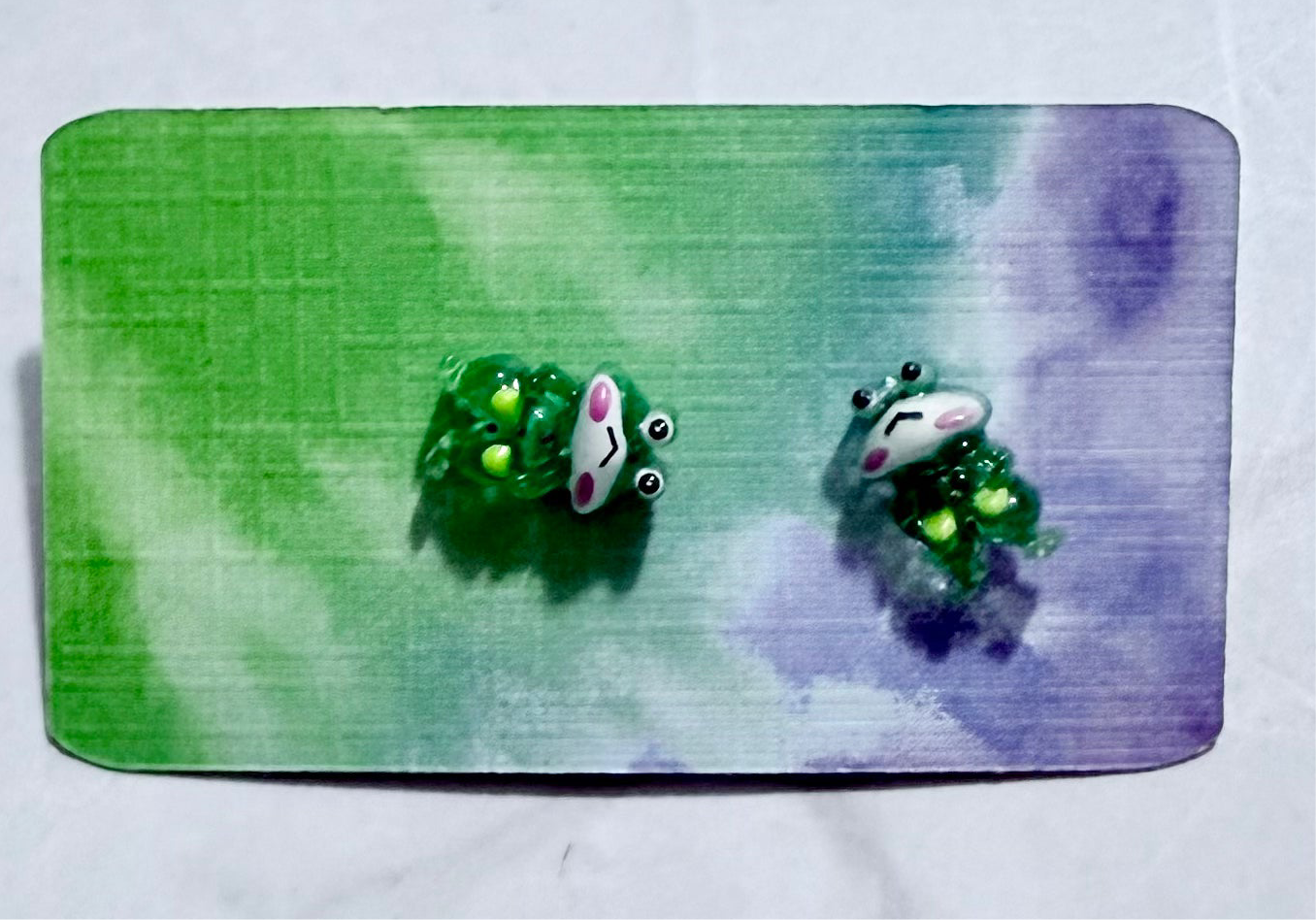 Standing Frog Stud Earring