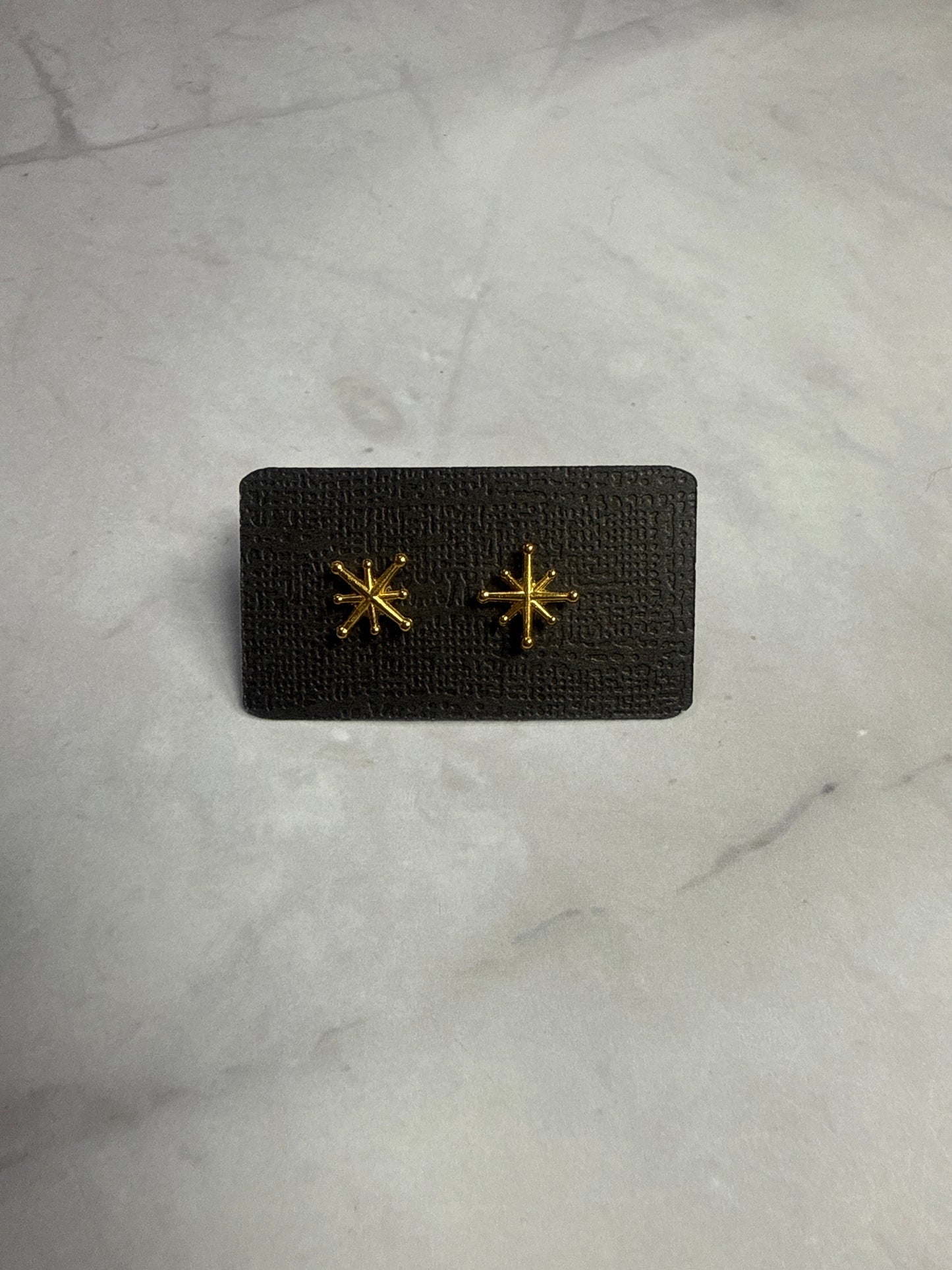 Gold Star Stud Earrings