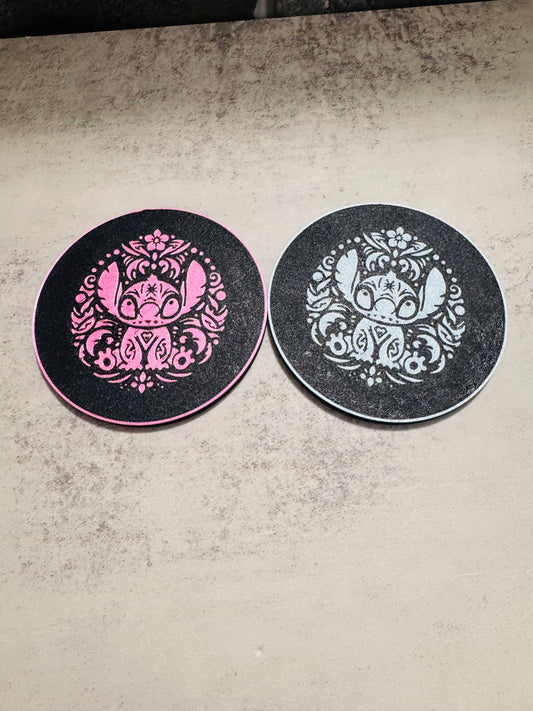 3D printed Stitch Coaster RTS
