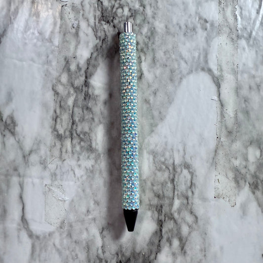 Light Green Luminous Rhinestone Pen