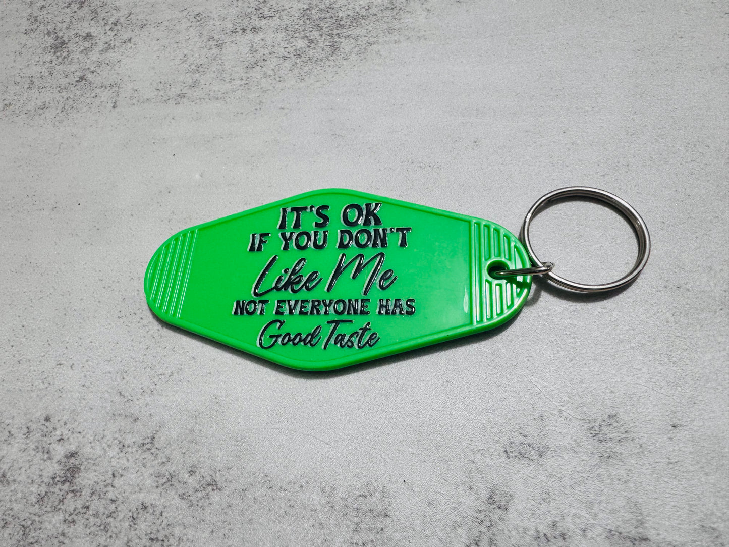 Good Taste Motel Keychain