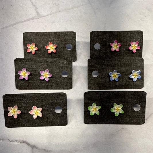 Tropical Flowers Stud Earring