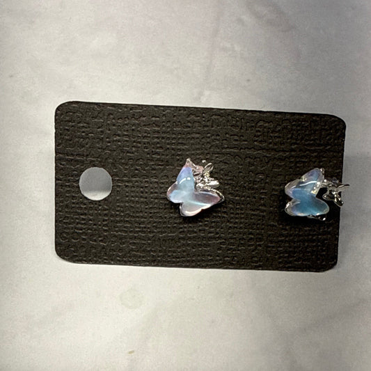 Butterfly Opal Stud Earring