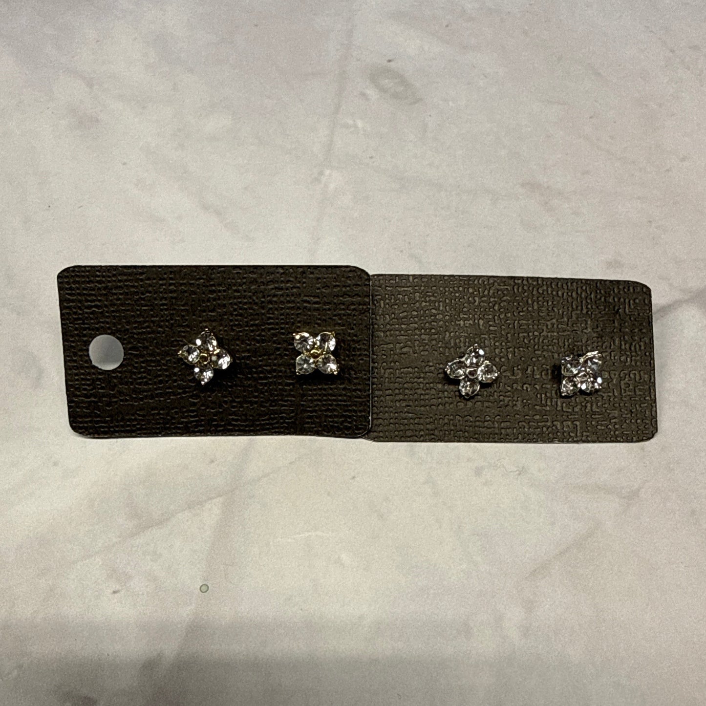 Crystal Flower Stud Earring