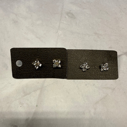 Crystal Flower Stud Earring