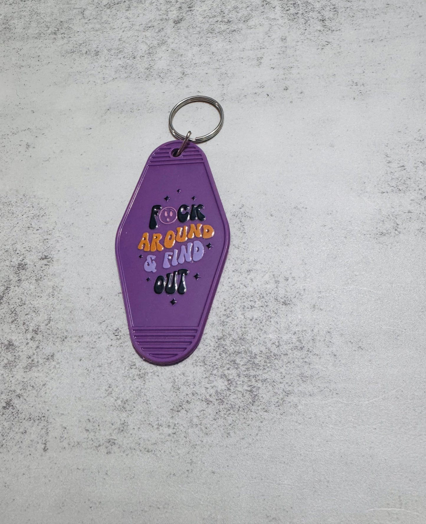 FAFO Motel Keychain
