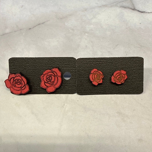 Rose Stud Earring