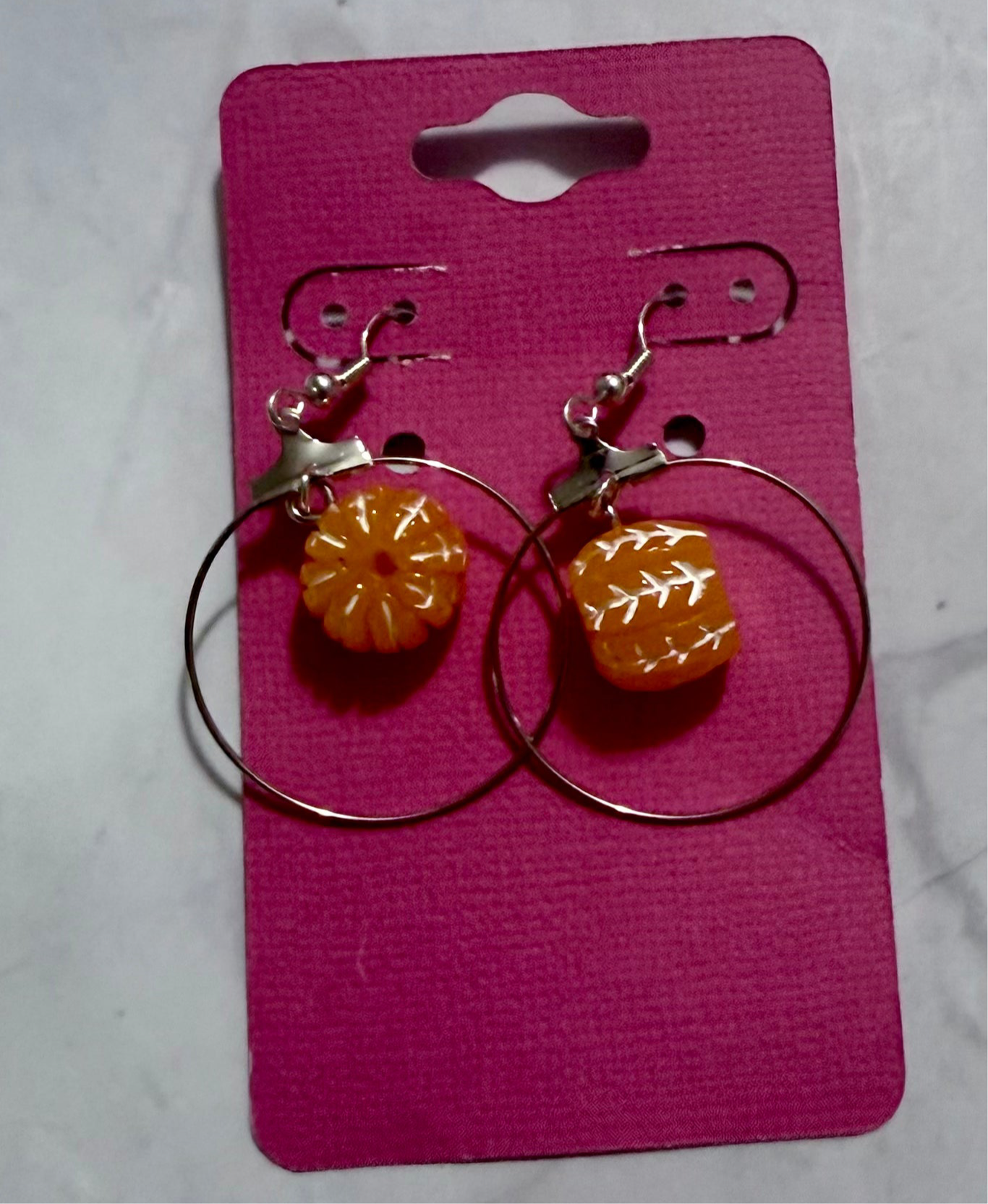 Peeled Orange Dangle