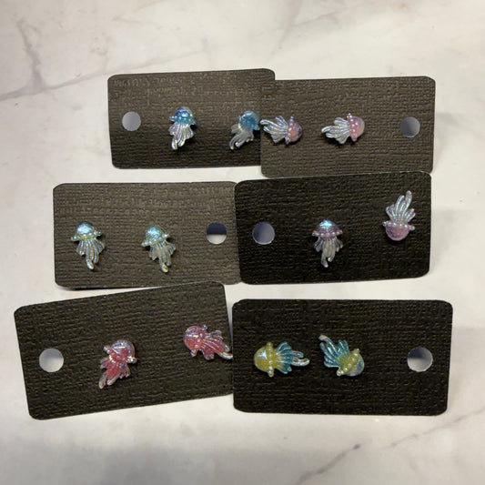 Jellyfish Stud Earring