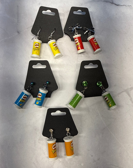 Pringles Stud Dangle Earring