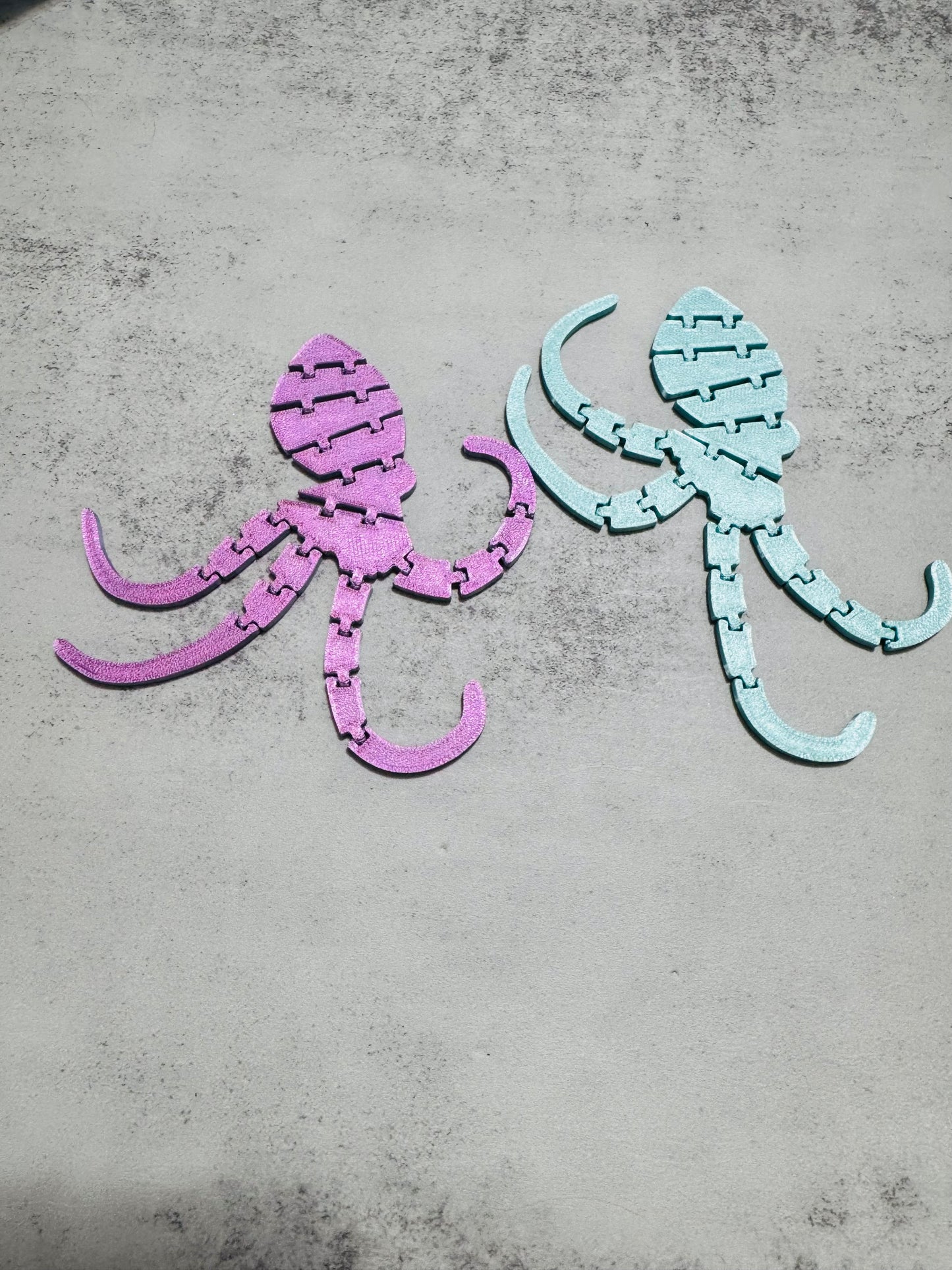 3D printed flexi summer fidgets RTS