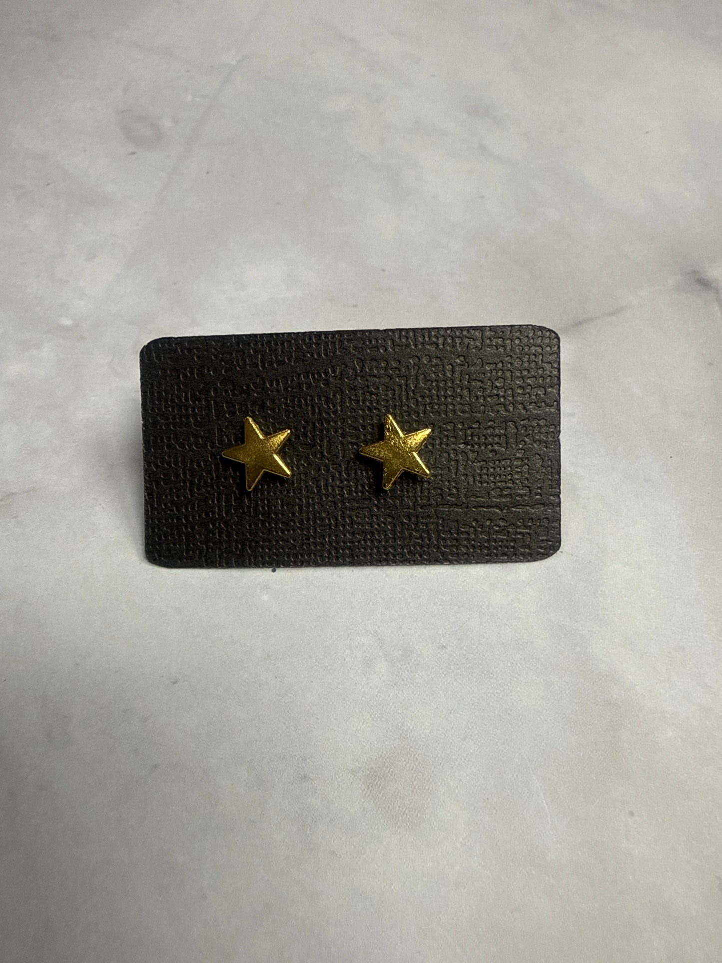 Gold Star Stud Earrings