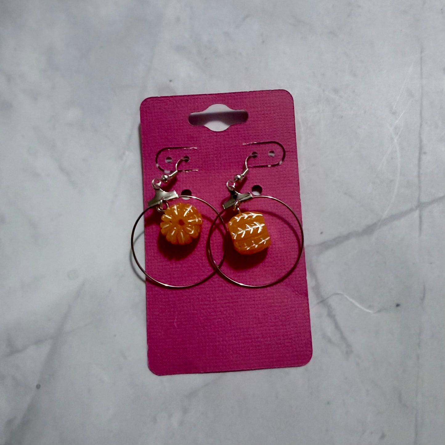 Peeled Orange Dangle