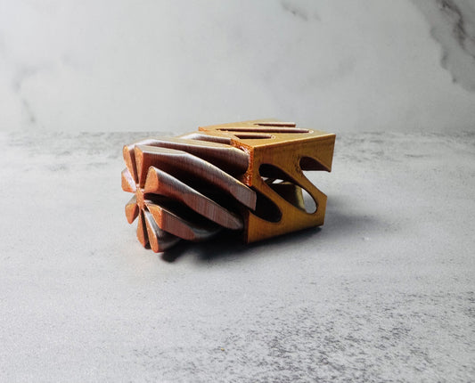 3D Printed 2 Piece Square Fidget Tower v2 (RTS)